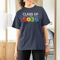 Class of 2038 T Shirt For Women Grow With Me Kindergarten - Wonder Print Shop