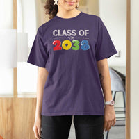 Class of 2038 T Shirt For Women Grow With Me Kindergarten - Wonder Print Shop