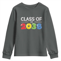 Class of 2038 Youth Sweatshirt Grow With Me Kindergarten - Wonder Print Shop