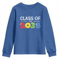Class of 2038 Youth Sweatshirt Grow With Me Kindergarten - Wonder Print Shop