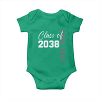 Personalized Class of 2038 Baby Onesie Custom Name Grow With Me Count Down Graduating - Wonder Print Shop