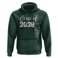 Personalized Class of 2038 Hoodie Custom Name Grow With Me Count Down Graduating - Wonder Print Shop