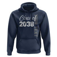Personalized Class of 2038 Hoodie Custom Name Grow With Me Count Down Graduating - Wonder Print Shop