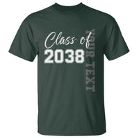 Personalized Class of 2038 T Shirt Custom Name Grow With Me Count Down Graduating - Wonder Print Shop
