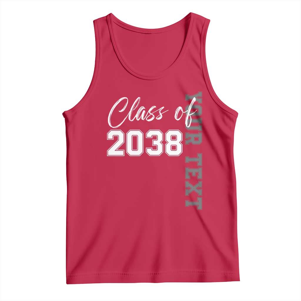 Personalized Class of 2038 Tank Top Custom Name Grow With Me Count Down Graduating - Wonder Print Shop