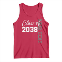 Personalized Class of 2038 Tank Top Custom Name Grow With Me Count Down Graduating - Wonder Print Shop