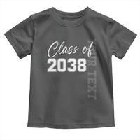 Personalized Class of 2038 Toddler T Shirt Custom Name Grow With Me Count Down Graduating - Wonder Print Shop