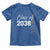 Personalized Class of 2038 Toddler T Shirt Custom Name Grow With Me Count Down Graduating - Wonder Print Shop