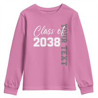 Personalized Class of 2038 Youth Sweatshirt Custom Name Grow With Me Count Down Graduating - Wonder Print Shop