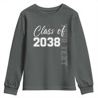 Personalized Class of 2038 Youth Sweatshirt Custom Name Grow With Me Count Down Graduating - Wonder Print Shop