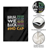 Funny Bruh We Back To School Garden Flag Happy First Day Of School - Wonder Print Shop