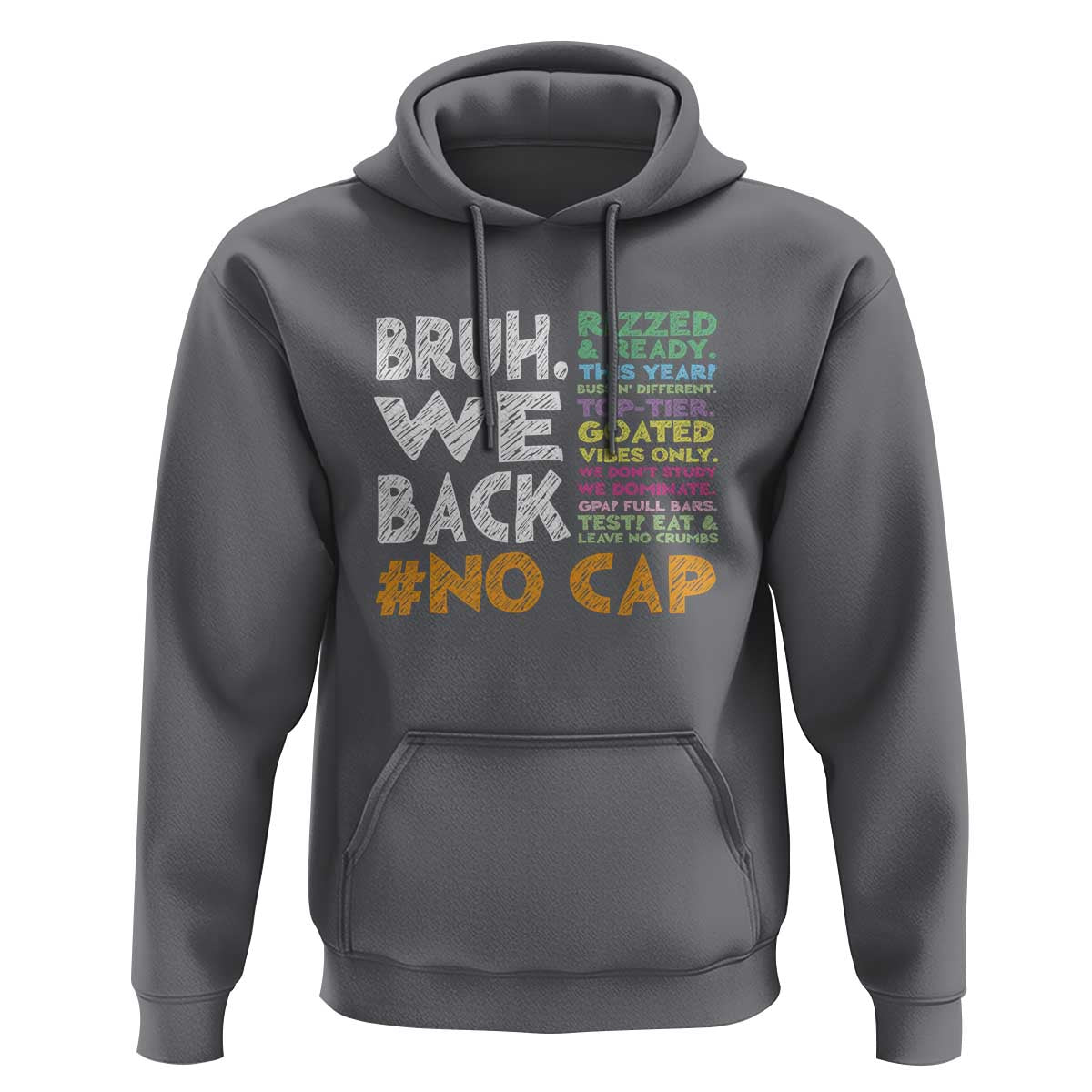 Funny Bruh We Back To School Hoodie Happy First Day Of School - Wonder Print Shop