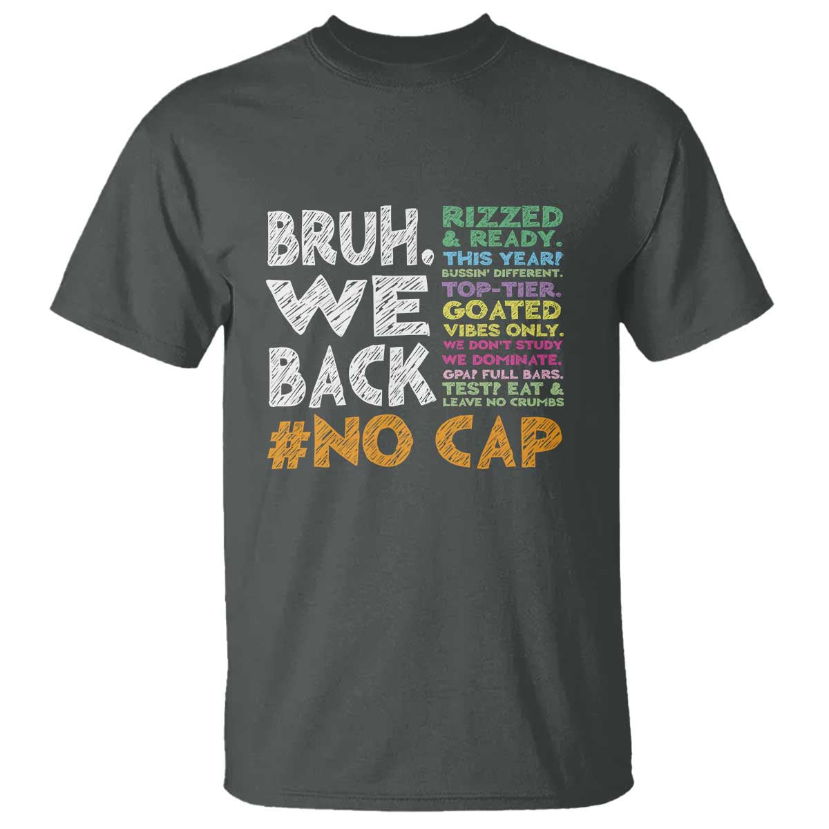 Funny Bruh We Back To School T Shirt Happy First Day Of School - Wonder Print Shop