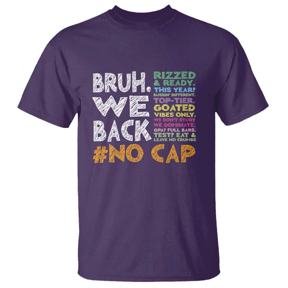 Funny Bruh We Back To School T Shirt Happy First Day Of School - Wonder Print Shop