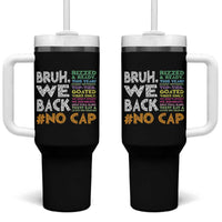 Funny Bruh We Back To School Tumbler With Handle Happy First Day Of School - Wonder Print Shop