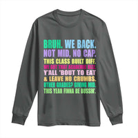 Funny Bruh We Back To School Long Sleeve Shirt Gen A Slang Happy First Day Of School - Wonder Print Shop