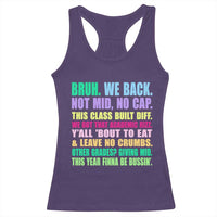 Funny Bruh We Back To School Racerback Tank Top Gen A Slang Happy First Day Of School - Wonder Print Shop