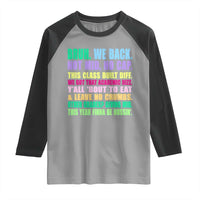 Funny Bruh We Back To School Raglan Shirt Gen A Slang Happy First Day Of School - Wonder Print Shop