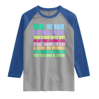 Funny Bruh We Back To School Raglan Shirt Gen A Slang Happy First Day Of School - Wonder Print Shop