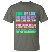 Funny Bruh We Back To School T Shirt Gen A Slang Happy First Day Of School - Wonder Print Shop