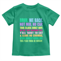 Funny Bruh We Back To School Toddler T Shirt Gen A Slang Happy First Day Of School - Wonder Print Shop