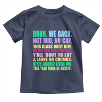 Funny Bruh We Back To School Toddler T Shirt Gen A Slang Happy First Day Of School - Wonder Print Shop