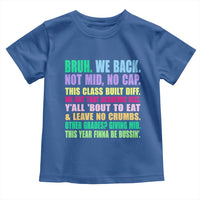 Funny Bruh We Back To School Toddler T Shirt Gen A Slang Happy First Day Of School - Wonder Print Shop