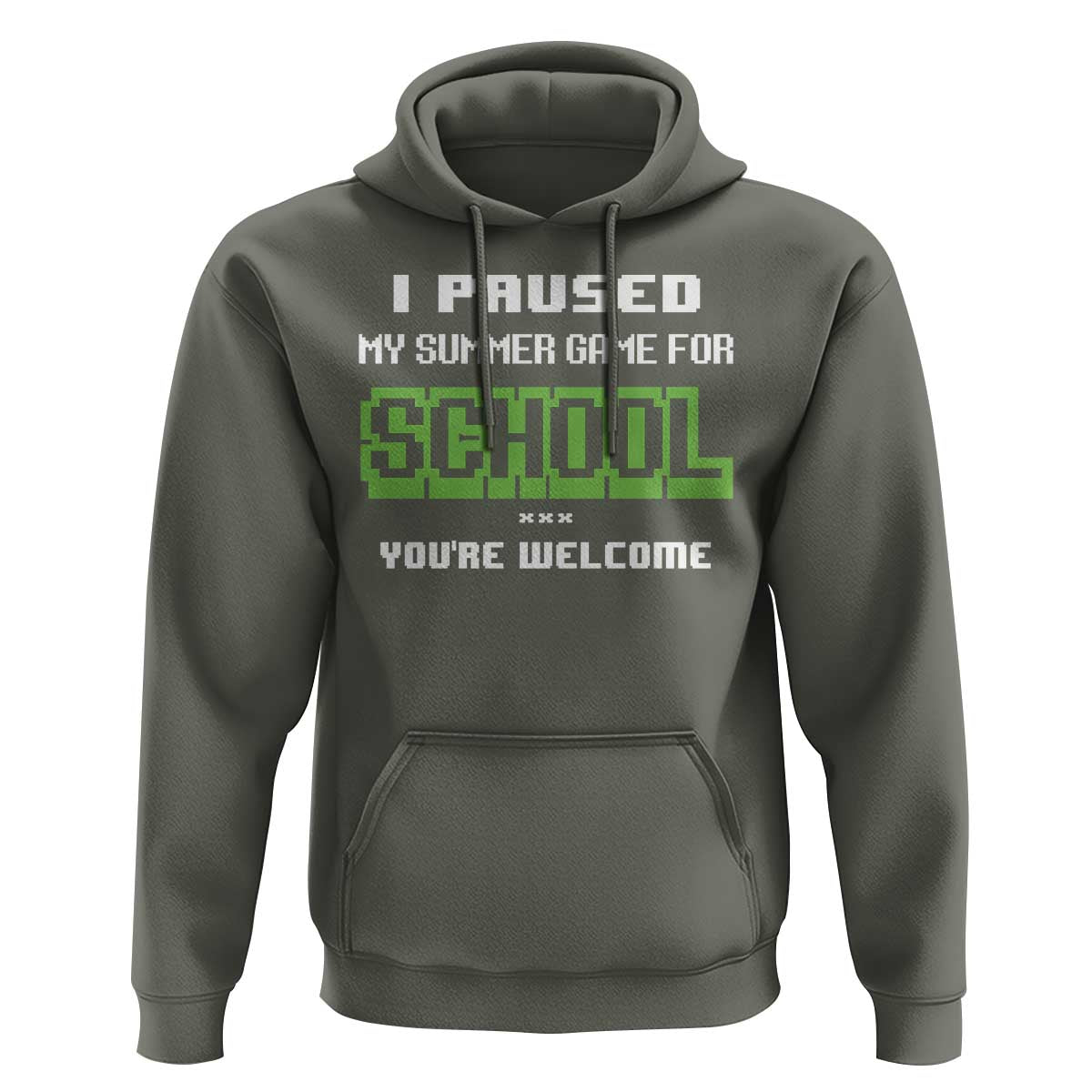 Funny Bruh Back To School Hoodie Here We Go Again Happy First Day Of School - Wonder Print Shop