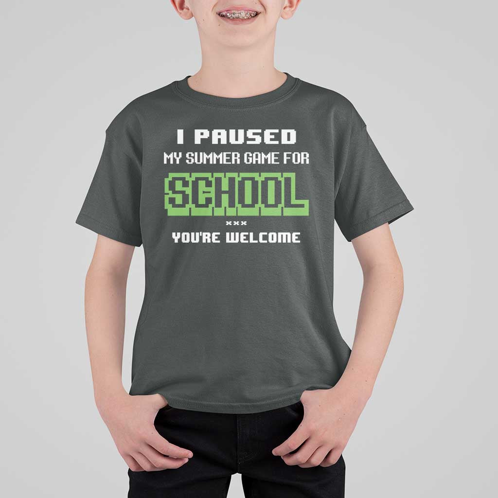 Funny Bruh Back To School T Shirt For Kid Here We Go Again Happy First Day Of School - Wonder Print Shop