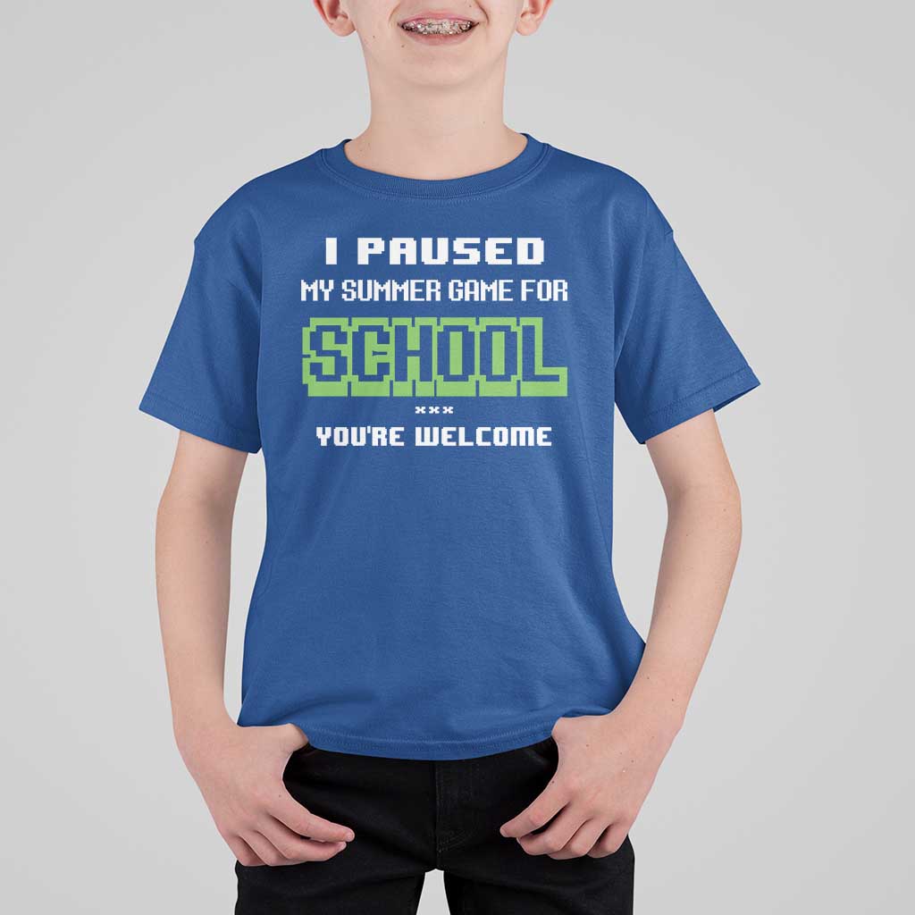 Funny Bruh Back To School T Shirt For Kid Here We Go Again Happy First Day Of School - Wonder Print Shop