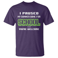 Funny Bruh Back To School T Shirt Here We Go Again Happy First Day Of School - Wonder Print Shop
