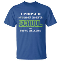 Funny Bruh Back To School T Shirt Here We Go Again Happy First Day Of School - Wonder Print Shop