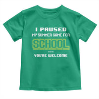 Funny Bruh Back To School Toddler T Shirt Here We Go Again Happy First Day Of School - Wonder Print Shop