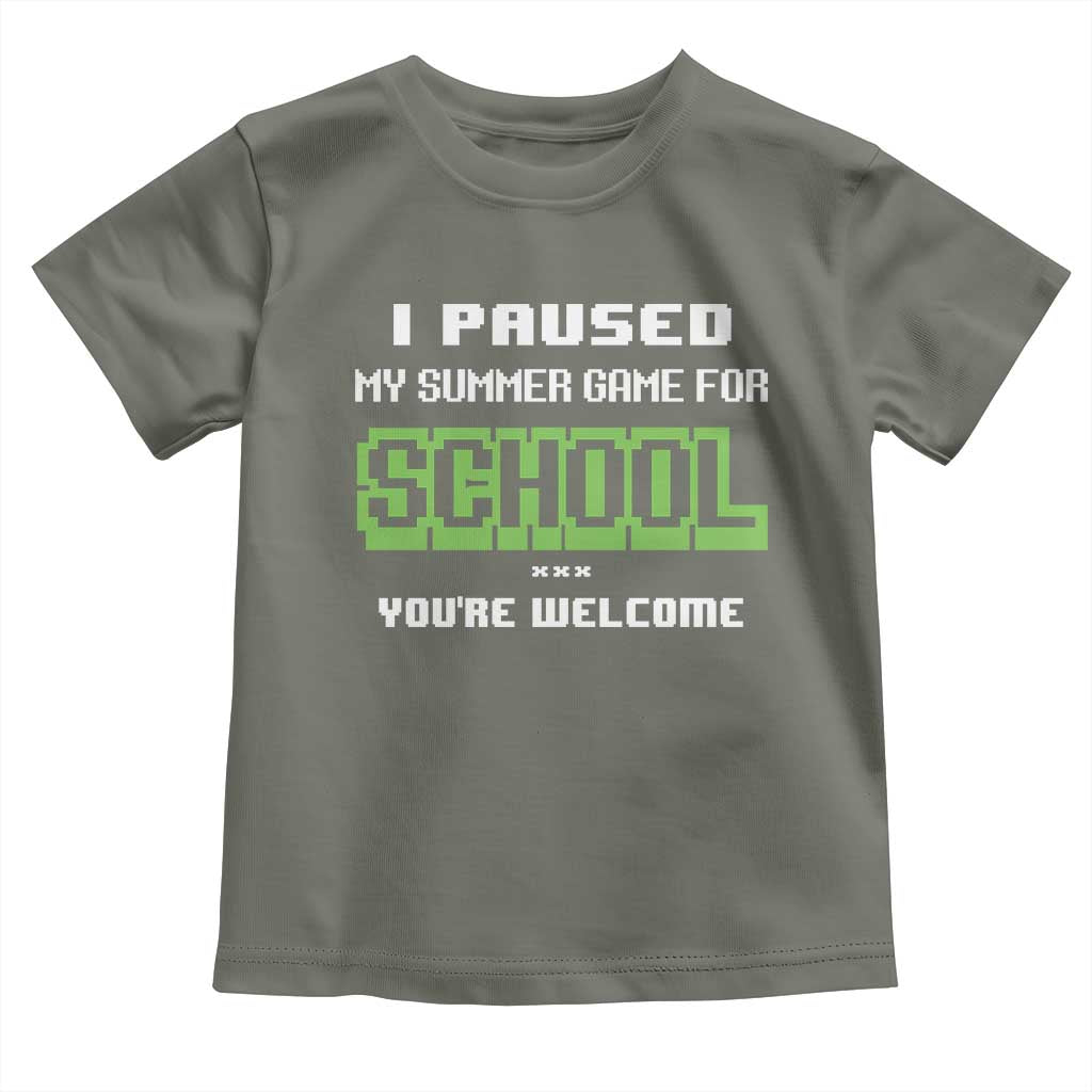Funny Bruh Back To School Toddler T Shirt Here We Go Again Happy First Day Of School - Wonder Print Shop