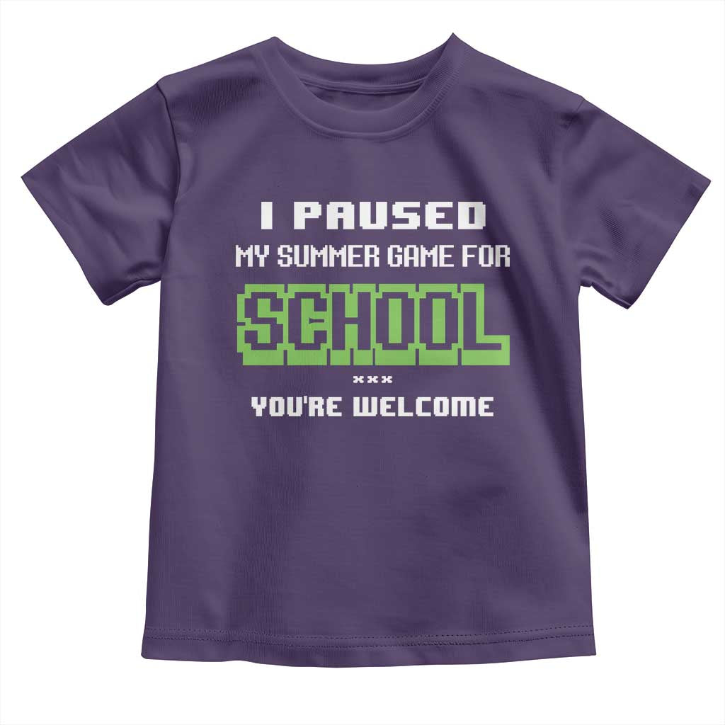 Funny Bruh Back To School Toddler T Shirt Here We Go Again Happy First Day Of School - Wonder Print Shop