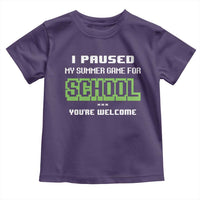 Funny Bruh Back To School Toddler T Shirt Here We Go Again Happy First Day Of School - Wonder Print Shop