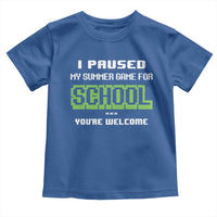 Funny Bruh Back To School Toddler T Shirt Here We Go Again Happy First Day Of School - Wonder Print Shop