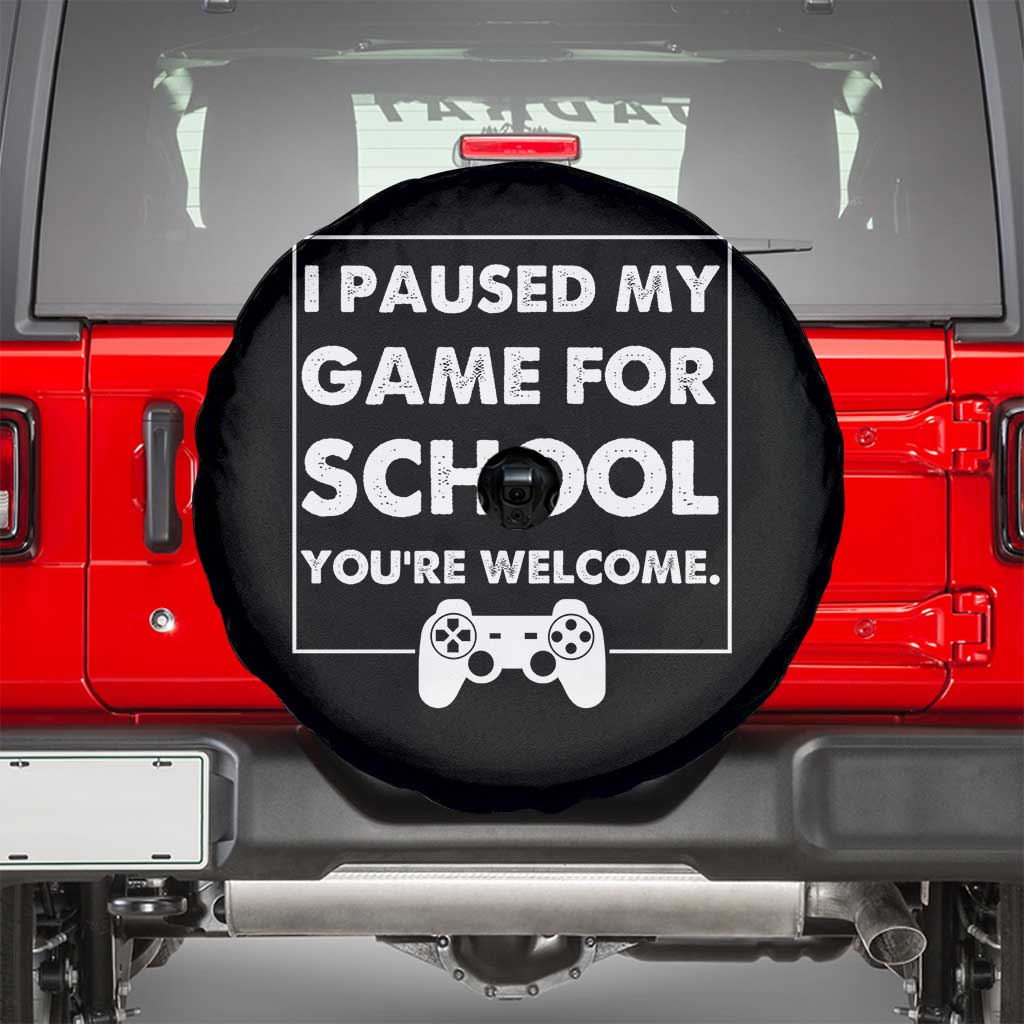 Funny Gamer Back to School Spare Tire Cover Funny Boys Video Gaming - Wonder Print Shop