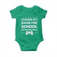 Funny Gamer Back to School Baby Onesie Funny Boys Video Gaming - Wonder Print Shop