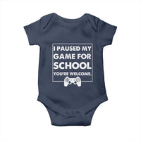 Funny Gamer Back to School Baby Onesie Funny Boys Video Gaming - Wonder Print Shop