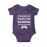 Funny Gamer Back to School Baby Onesie Funny Boys Video Gaming - Wonder Print Shop