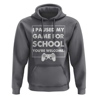 Funny Gamer Back to School Hoodie Funny Boys Video Gaming - Wonder Print Shop