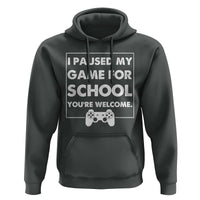 Funny Gamer Back to School Hoodie Funny Boys Video Gaming - Wonder Print Shop