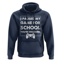 Funny Gamer Back to School Hoodie Funny Boys Video Gaming - Wonder Print Shop