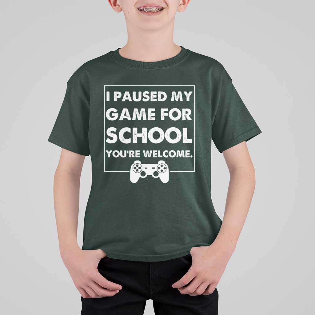 Funny Gamer Back to School T Shirt For Kid Funny Boys Video Gaming - Wonder Print Shop