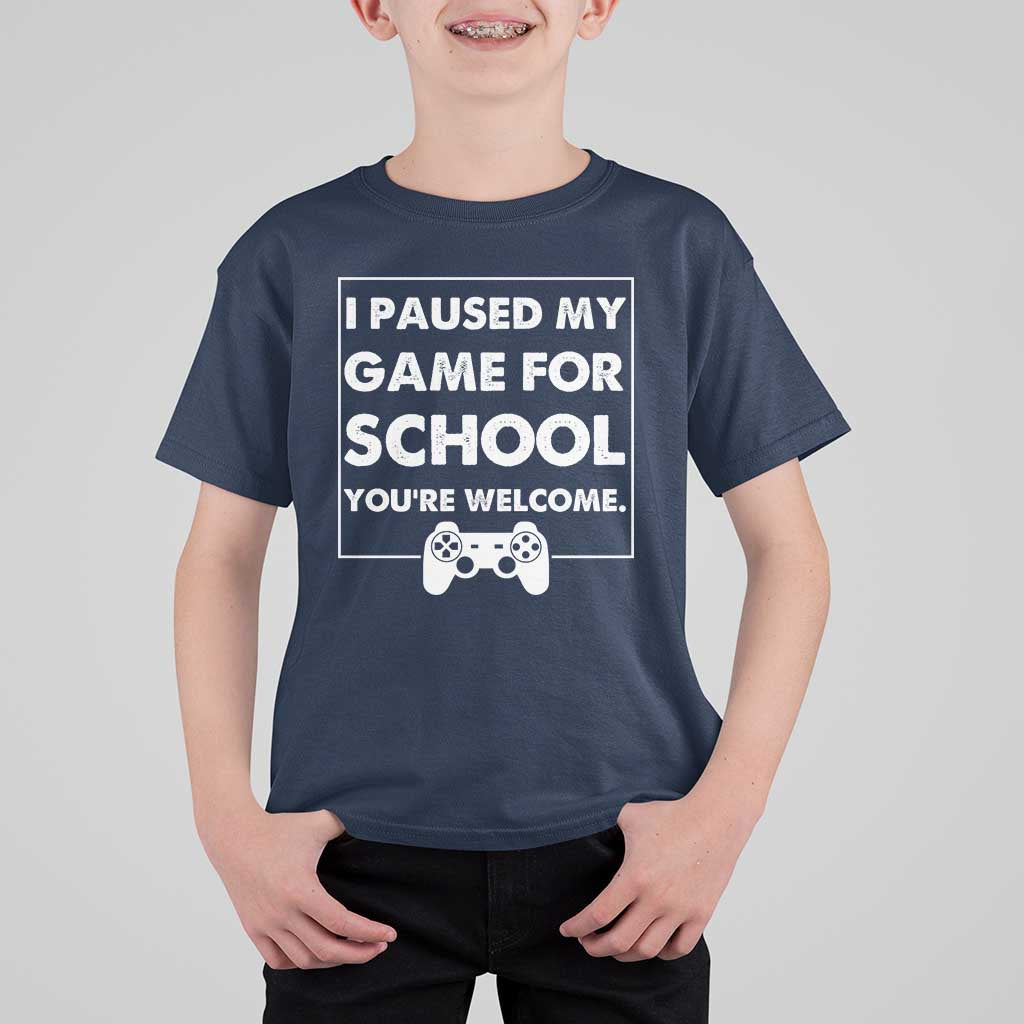 Funny Gamer Back to School T Shirt For Kid Funny Boys Video Gaming - Wonder Print Shop