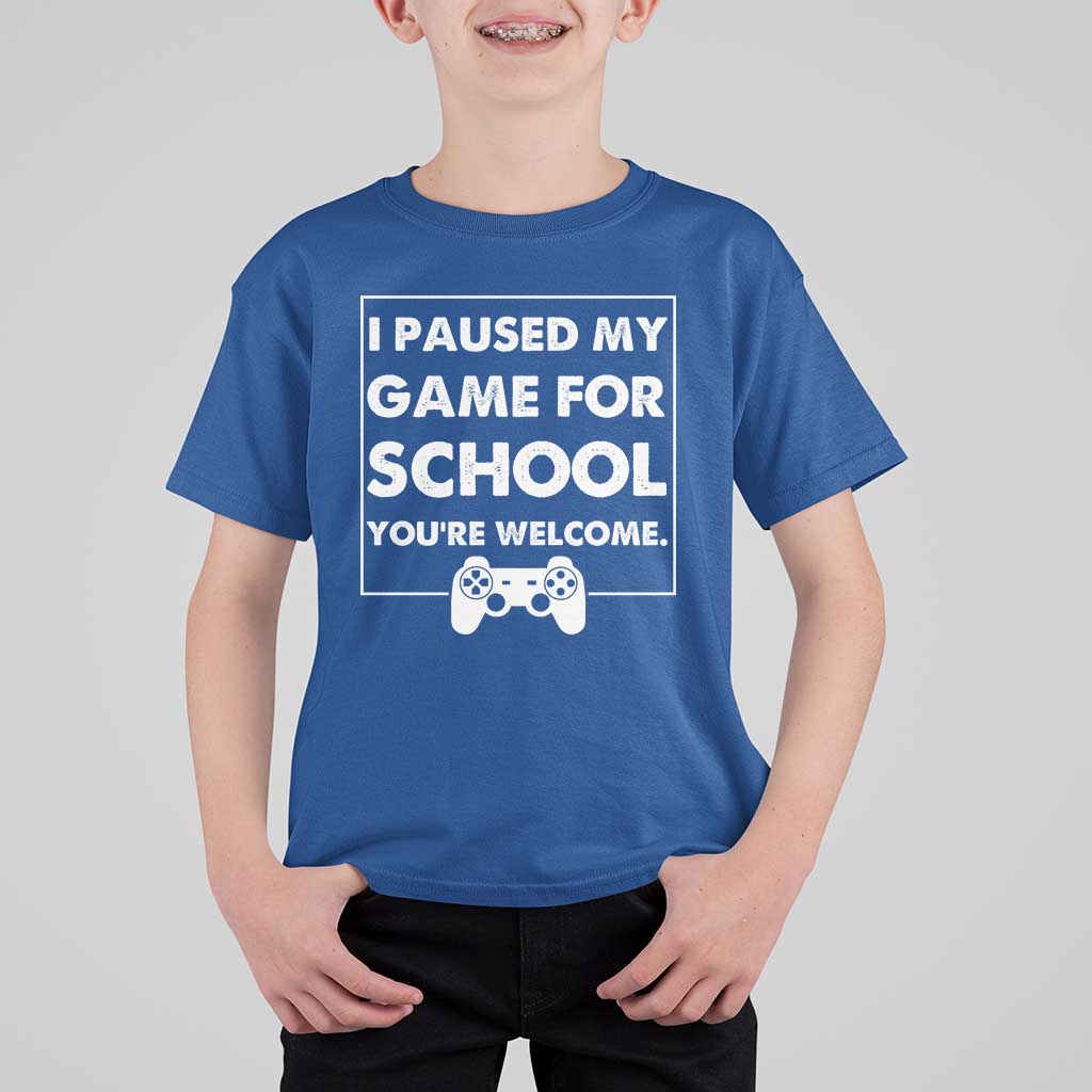 Funny Gamer Back to School T Shirt For Kid Funny Boys Video Gaming - Wonder Print Shop