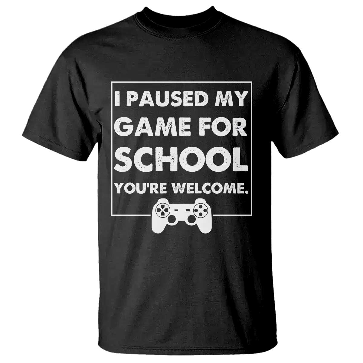 Funny Gamer Back to School T Shirt Funny Boys Video Gaming - Wonder Print Shop