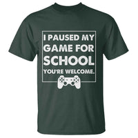 Funny Gamer Back to School T Shirt Funny Boys Video Gaming - Wonder Print Shop