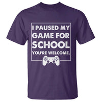 Funny Gamer Back to School T Shirt Funny Boys Video Gaming - Wonder Print Shop